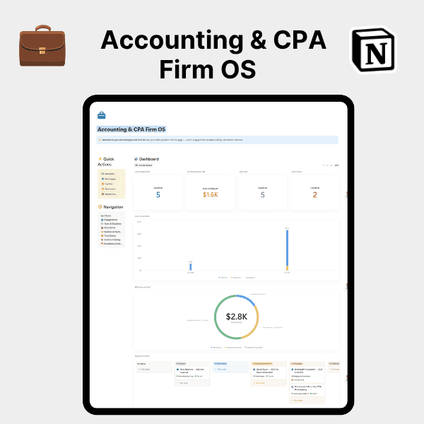 Product artwork for Accounting & CPA Firm OS
