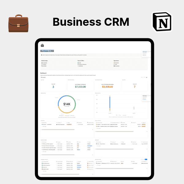 Product artwork for Business CRM
