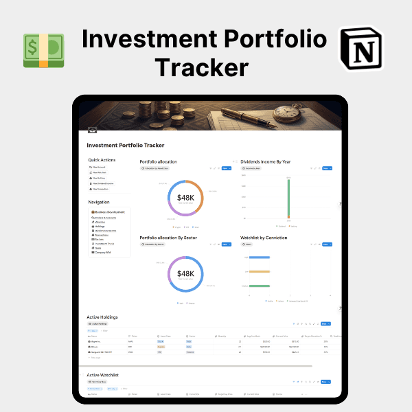 Product artwork for Investment Portfolio Tracker