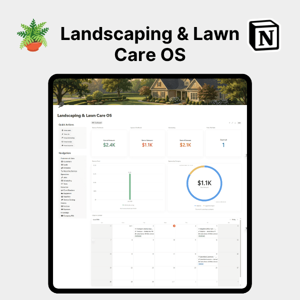 Product artwork for Landscaping & Lawn Care OS