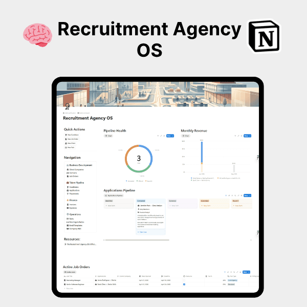 Product artwork for Recruitment Agency OS