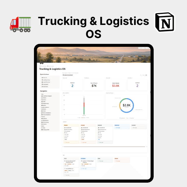 Product artwork for Trucking & Logistics OS