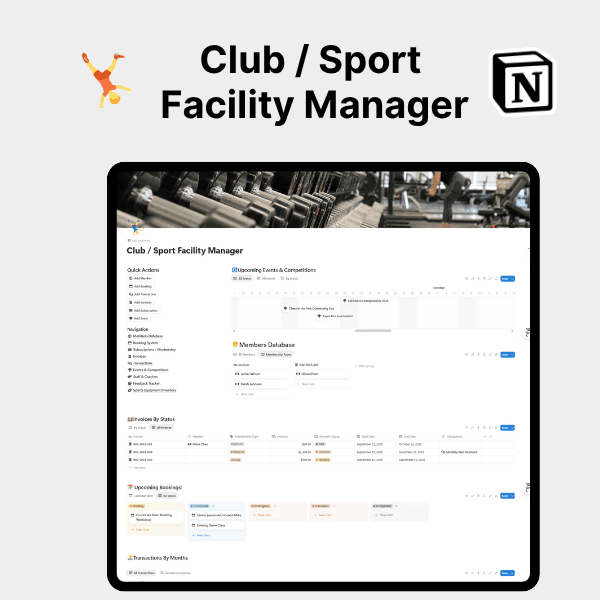 Club & Sport Facility Manager OS