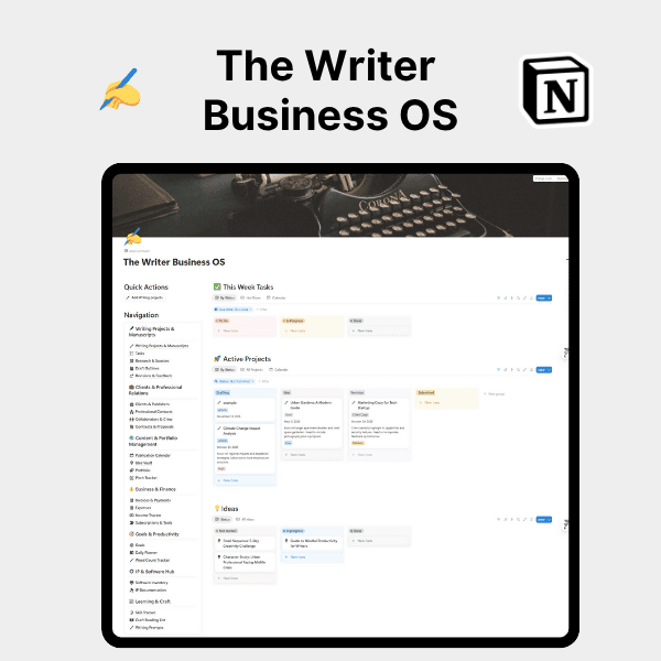 Writer Business OS
